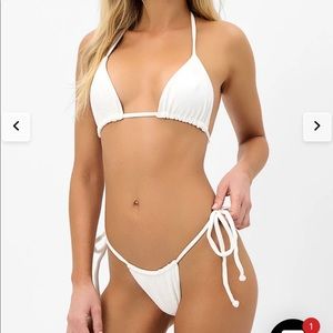 Frankie’s Bikinis — Tia Terry Triangle Bikini Top & Bottom